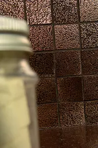 Mozaïek, Ongeglazuurd porseleinen steengoed, 32.6x32.6 cm, Oppervlak gepolijst